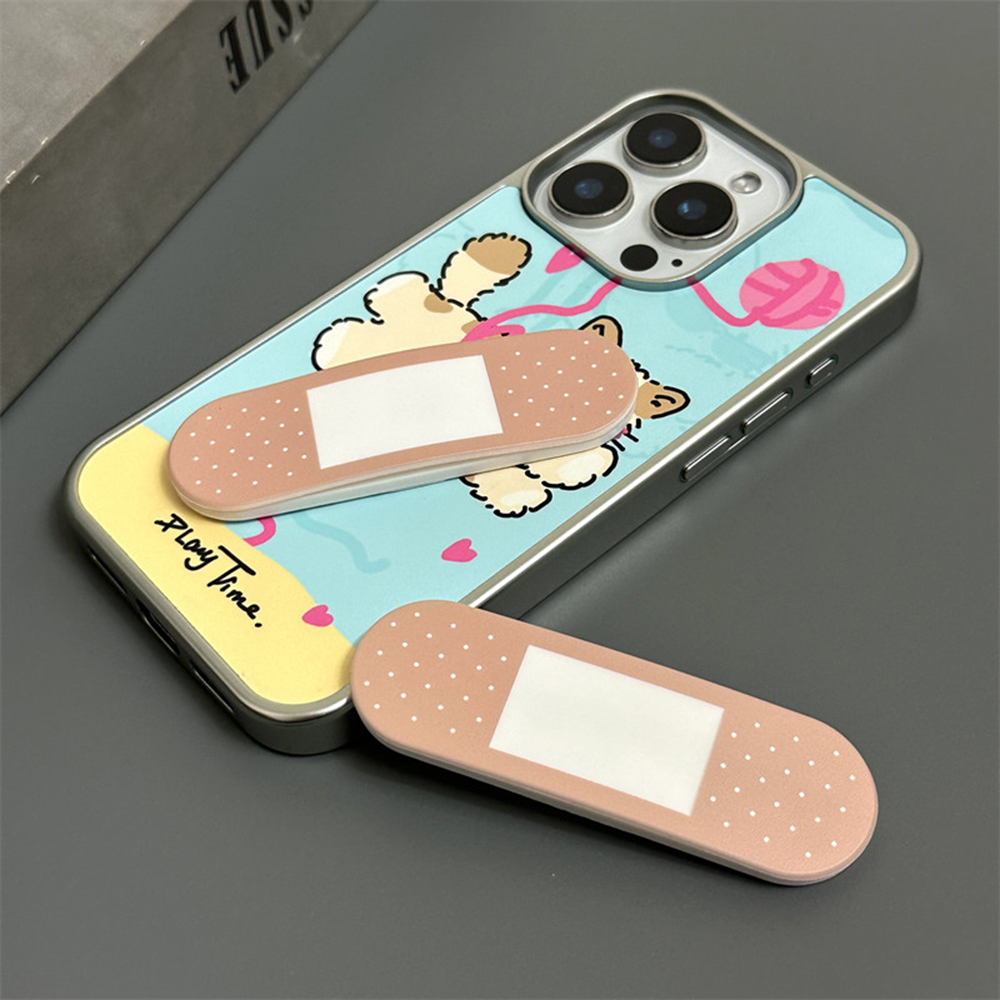 Phone Accessories Useful - Корейский чехол-подставка для телефона с выдвижным