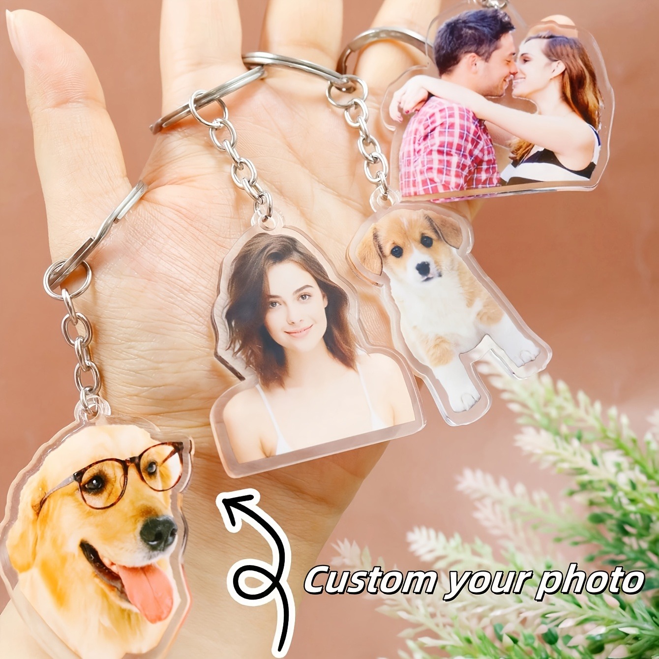Phone Accessories Charms - Индивидуальный акриловый брелок с фото -