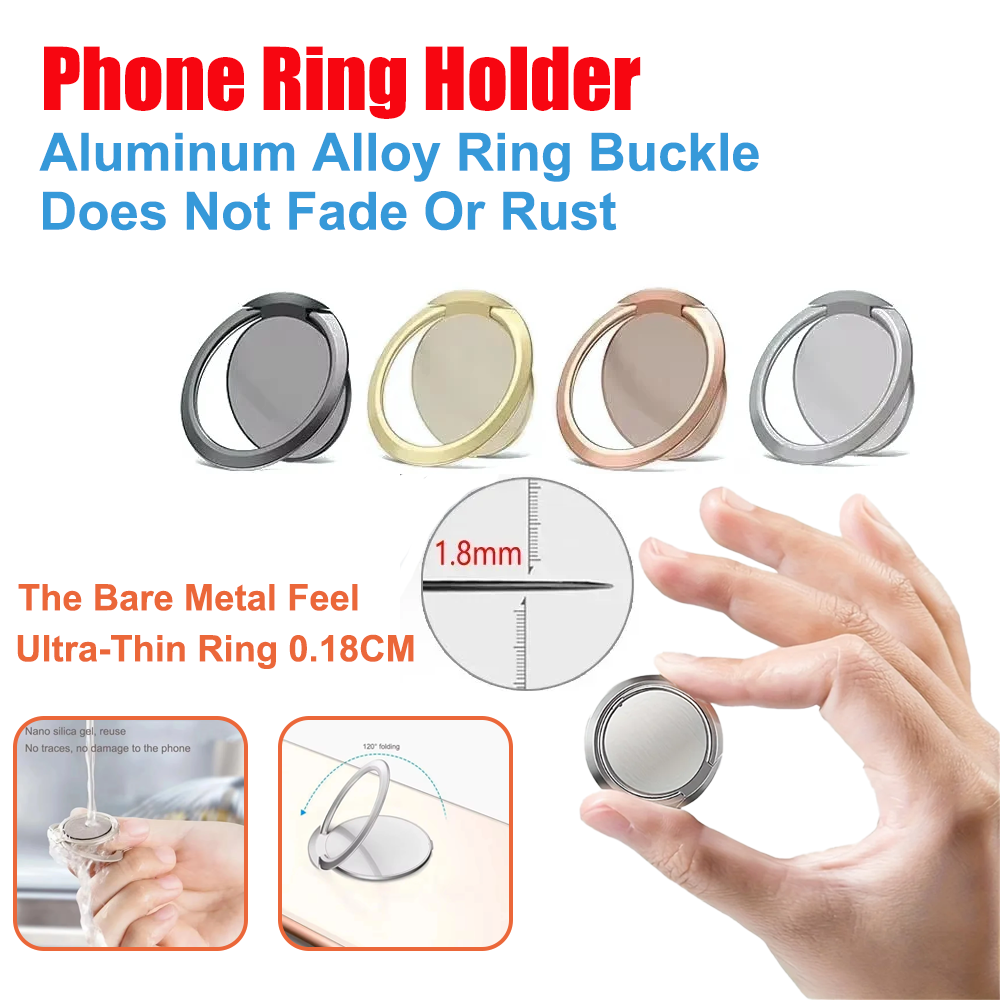 Phone Accessories Holder Car - Ультратонкая металлическая подставка-держатель для телефона 360°